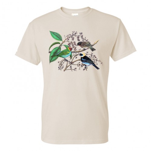 Tanagers T-Shirt by Mimi Hoppe Wolf